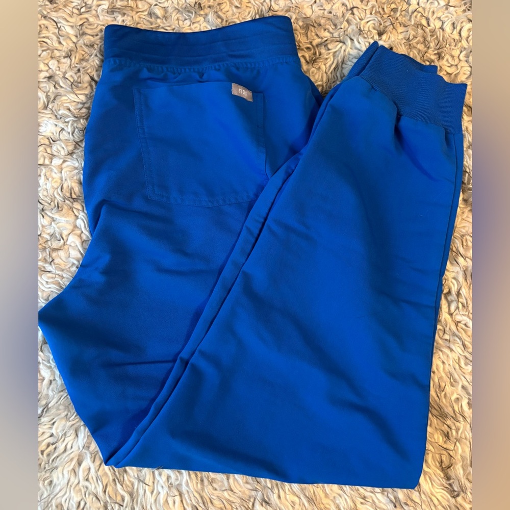 Figs Zamora joggers size large blue